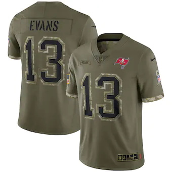 mens nike mike evans olive tampa bay buccaneers 2022 salute